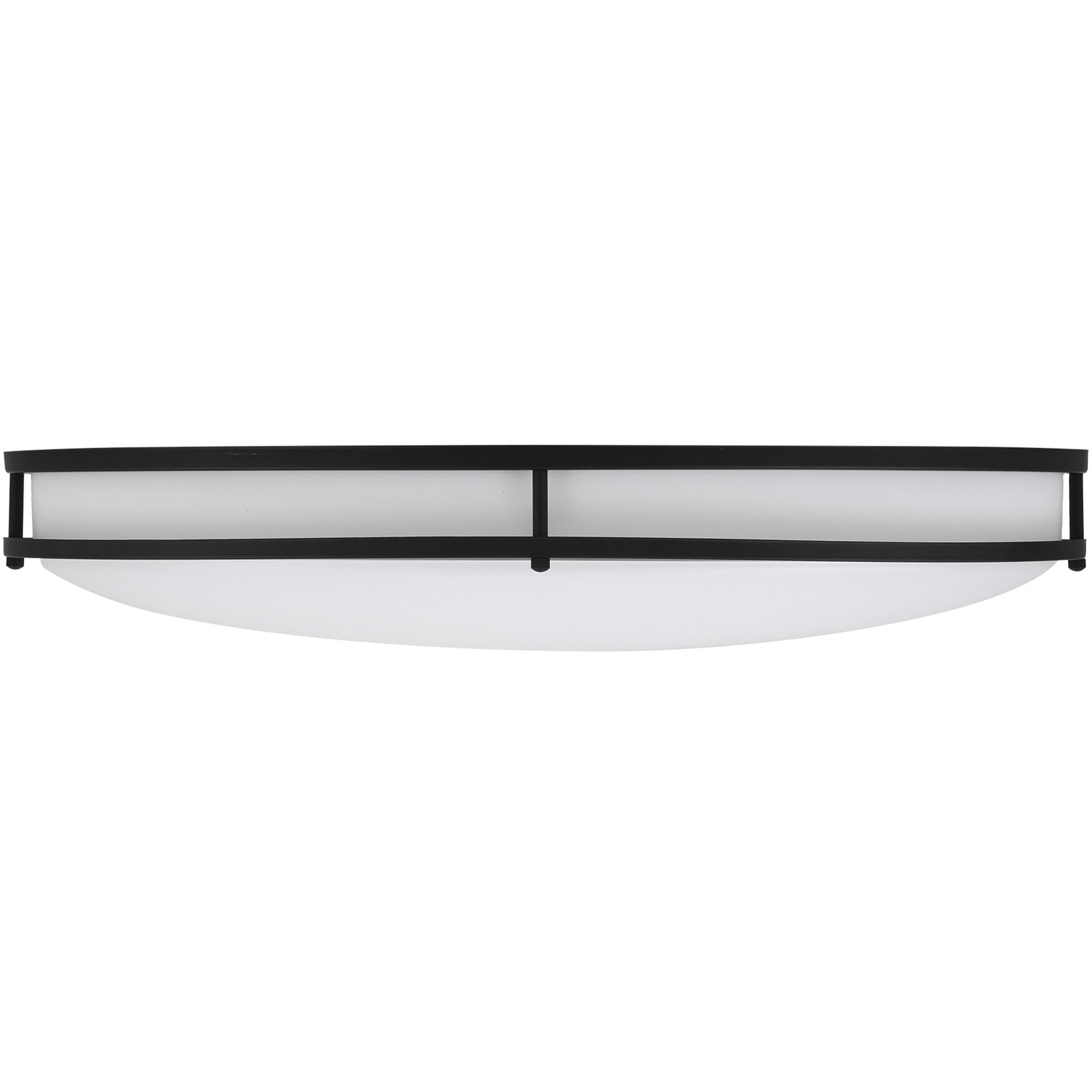 EnviroLite LED 32.3 inch Matte Black Flush Mount Ceiling Light